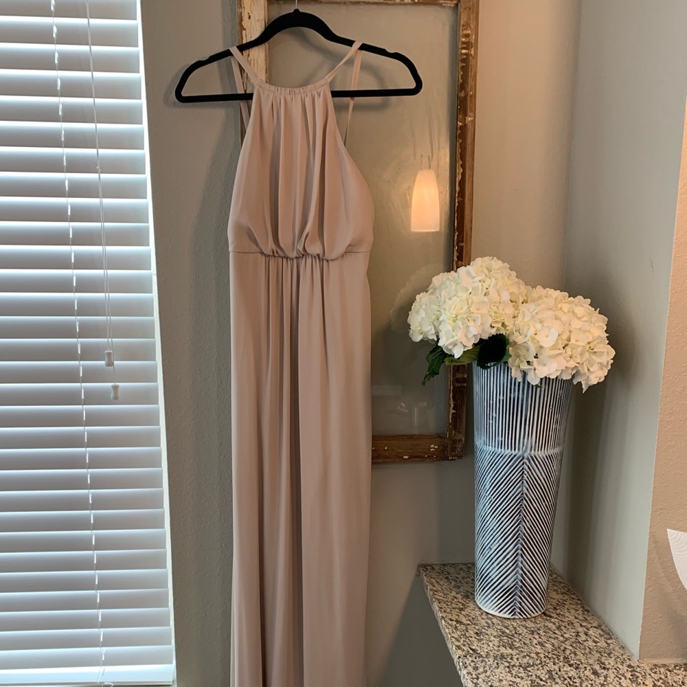Blush Floor Length Dress